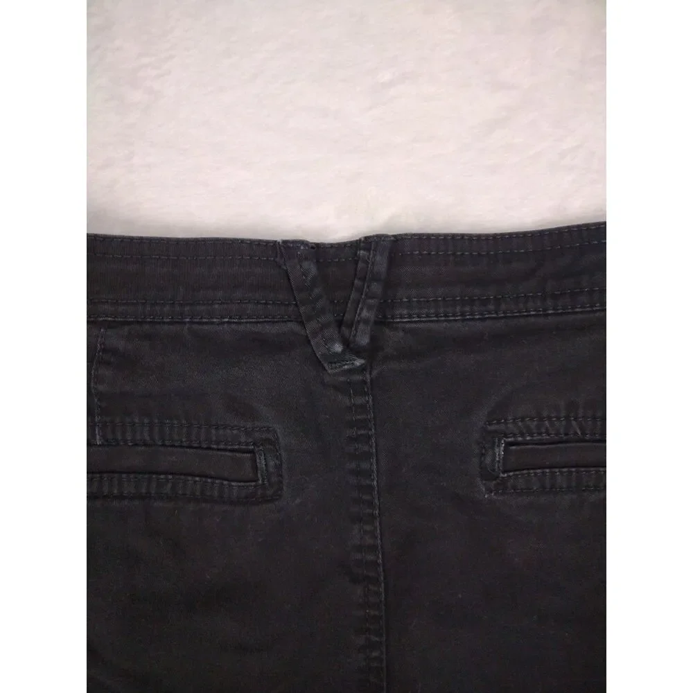 Gloria Vanderbilt Amanda Tapered Pants Black Mid Rise Size 14‎ Stretch Cotton
